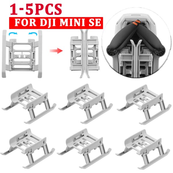 1-5pcs Extended Height Foldable Landing Gear Tripod Stand Anti-scratch Bracket Tripod Stand for DJI Mini 2/Mavic Mini