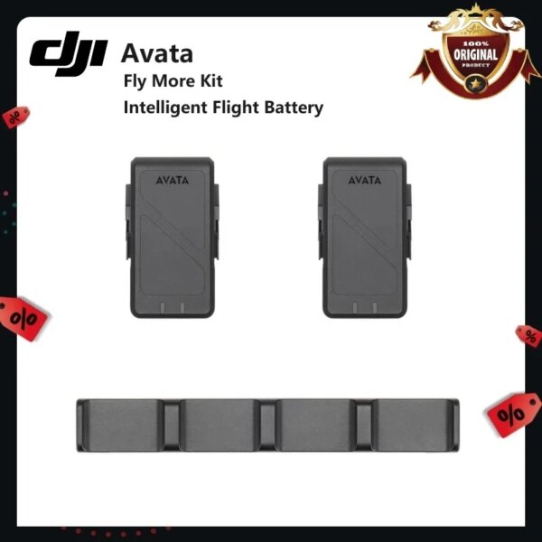 100% Original DJI Avata Fly More Kit Intelligent Flight Battery Battery Charging Hub Provide Sufficient Power for Your Flights