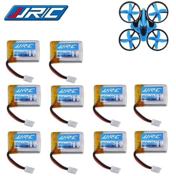 10pcs JJRC H36 3.7v 150mah 30C For E010 E010C E011 E013 F36 NH010 Battery RC Quadcopter Spare parts 3.7v LIPO Battery