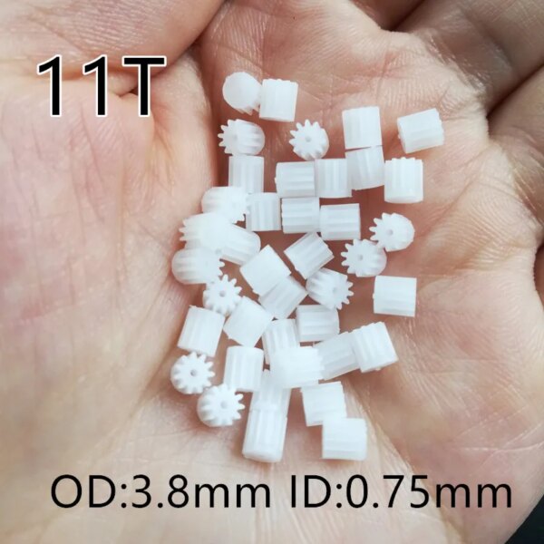 11T 11 Tooth 11 Teeth Small Motor Gears Motor Pinions 0.75mm 0.95mm 1.15mm For R/C Helicopter Drone Quadcopter Model Spare Parts