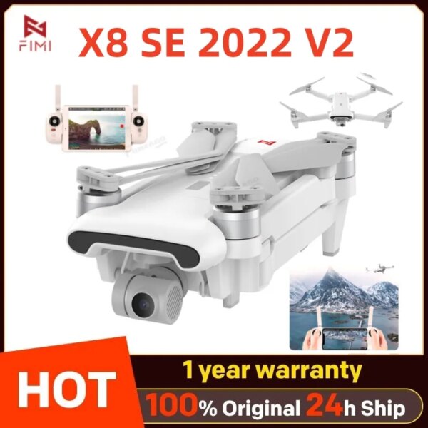 In Stock FIMI X8 SE 2022 V2 3-axis Gimbal 4K HD Camera Drone Wifi GPS Drone RC Helicopter for fimi x8 pro X8 SE 2023