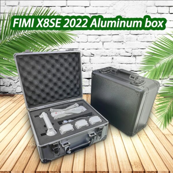 For FIMI  X8 SE 2022 V2  UAV storage High quantity aluminum box waterproof shockproof dirty portable explosion-proof