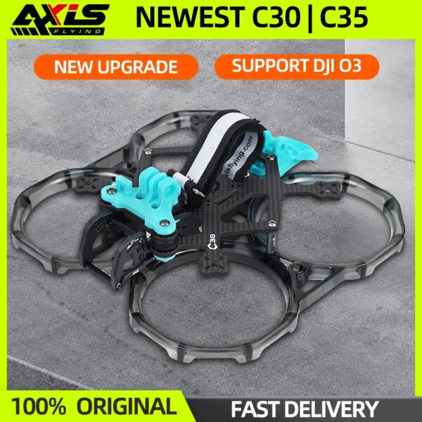 NEWEST AXISFLYING Cineon C30 C35 FPV Drone Frame KIT Cinewhoop 138mm/152mm Support DJI O3 For RC FPV Freestyle Racing Drone