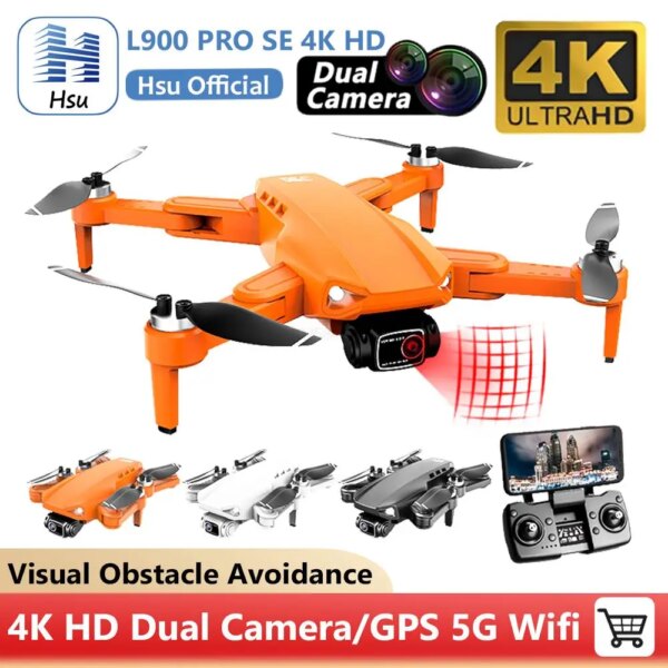 L900 PRO SE 4K HD Dual Camera Drone Visual Obstacle Avoidance Brushless Motor GPS 5G WIFI RC Dron Professional FPV Quadcopter