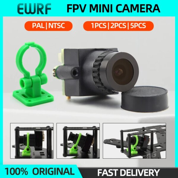 1/2/5PCS EWRF FPV Mini Camera CMOS 1000TVL 2.8mm NTSC PAL With Lens Mount Seat For RC FPV Racing Freestyle Drone Quadcopter