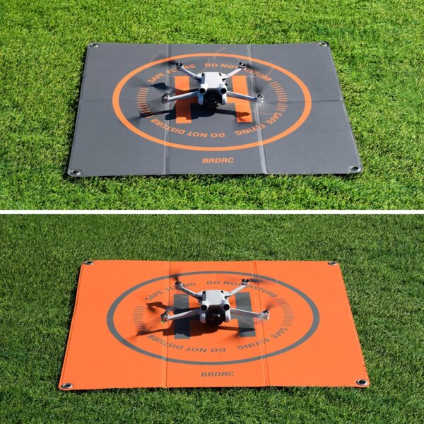 Drone Landing Pad Portable Double-sided Colors Helicopter Landig Mat Waterproof with Ground Nail for DJI Mini 3 Pro AVATA Air 2S