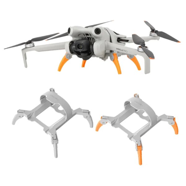 For DJI Mini 4 Pro Foldable Landing Gear Extended Height Leg Support Protector Stand Skid For DJI Mini 4 Pro Drone Accessories