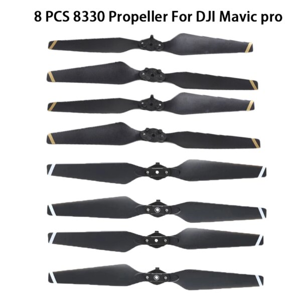 8pcs 8330 Propeller for DJI Mavic Pro Drone Folding Quick Release CW CCW Props Replacement Blade Spare Parts for mavic pro