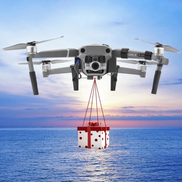 1Set Professional Wedding Proposal Delivery Device Dispenser Thrower Drone Air Dropping Transport Gift for DJI Mavic 2 Pro/Zoom