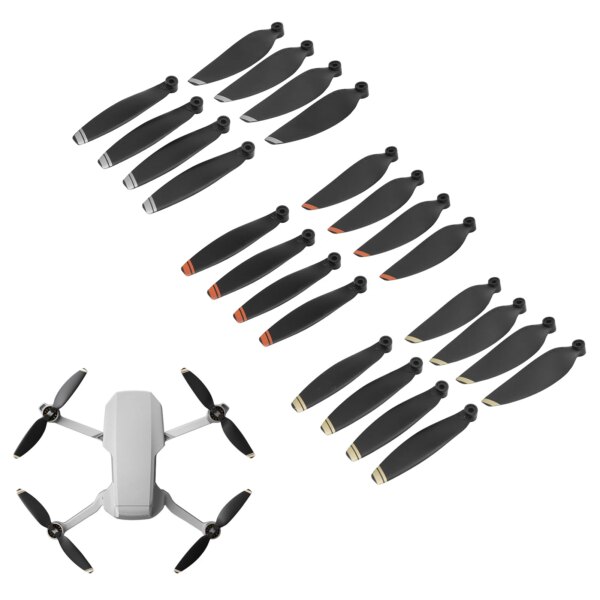 2 Pairs Drone Propellers Replacement Spare Part Drone Accessories Fit for DJI Mavic Mini 2 Drone Accessory