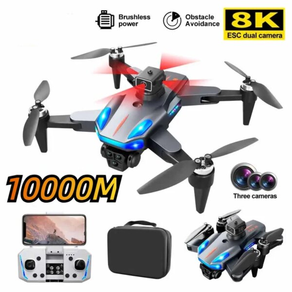 2023 K911 Drone Professional RC Plane 8K HD Aerial Photography Brushless Motor Foldable Quadcopter Toys for Adults and Children