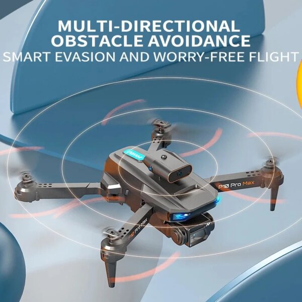 2023 New Dual Camera P10 Drone for Professional Aerial Photography Mini 8K Resolution Intelligent Obstacle Avoidance Drone Toys