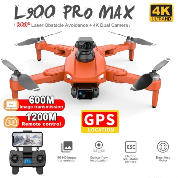 2023 New L900 Pro SE Drones with Camera HD 4k GPS FPV 28min Flight Time Drone GPS Brushless Motor Quadcopter Distance 1.2km Dron