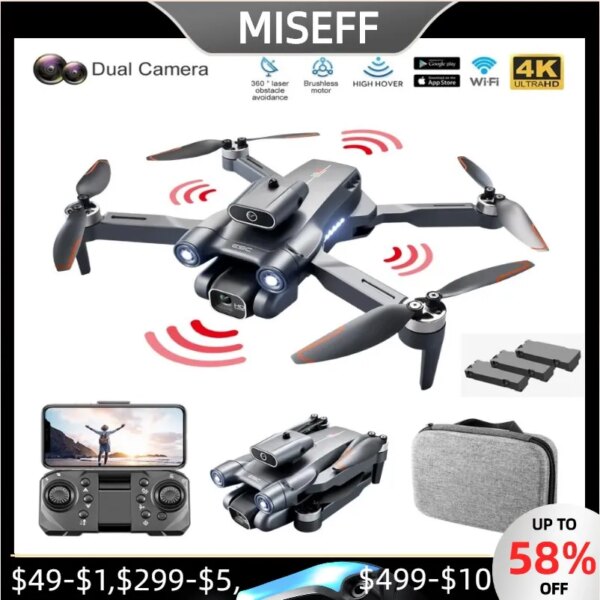 2023 S1S Drone 4K Professional HD Camera WIFI FPV Obstacle Avoidance Brushless Motor Foldable RC Helicopter Toys