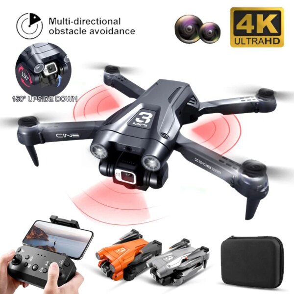 2024 NEW Z908 Pro /MAX Drone 4K HD Professional ESC Dual Camera Optical Flow Localization WIFi Obstacle Avoidance Quadcopter Toy