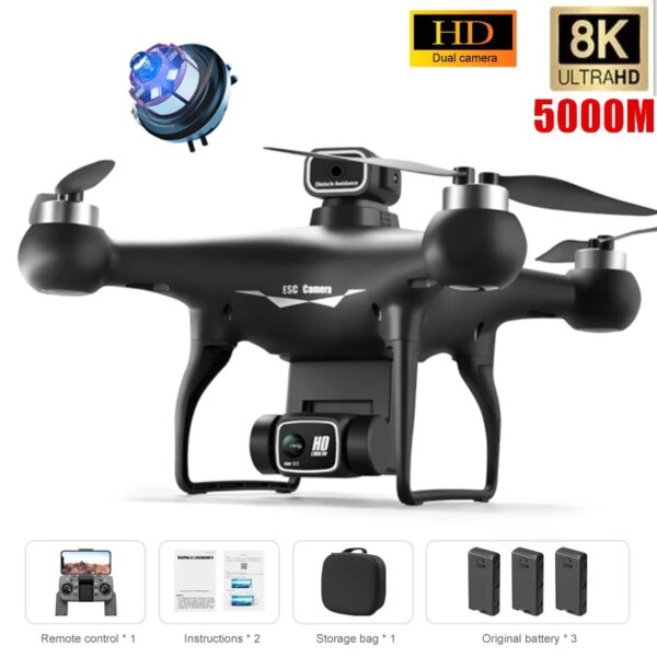 2024 New GPS Mini Drone Profesional 8K HD Camera Fly 25Min Obstacle Avoidance Brushless Foldable Quadcopter Optical Flow RC Dron