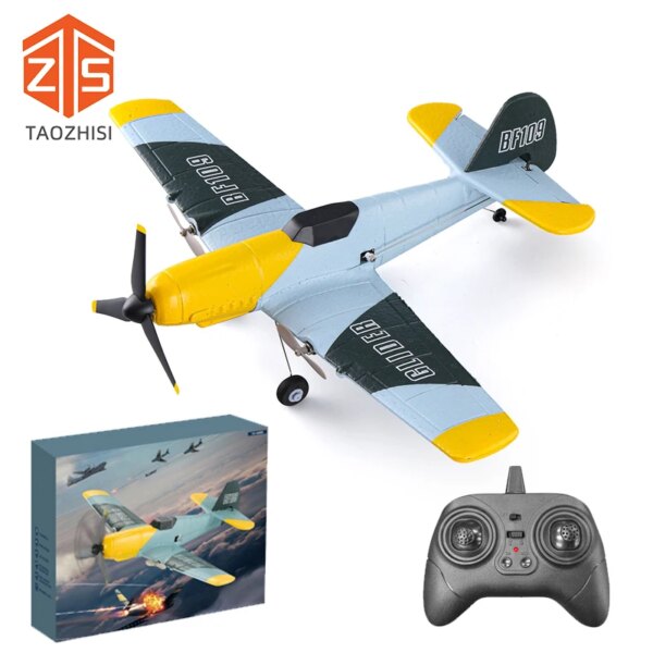 2024 New Z61 RC Airplane 2.4GH 4CH 150mm Wingspan 3-Axis One Key U-Turn Aerobatic Xpilot Stabilization System EPP Mini RTF Toys