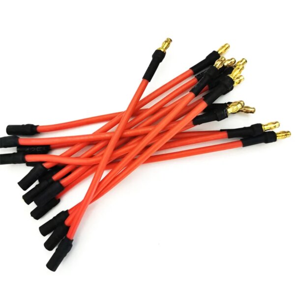 3pcs 3.5mm Banana Connector 16AWG Silicone Extension Wire 10cm 25cm 30CM for RC Drone Motor ESC DIY Parts