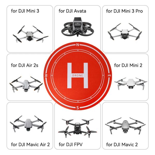 40cm 50cm 60cm Universal Drone Landing Pads For DJI Mini 3 Pro Mini 4 Pro Quadcopters Accessories