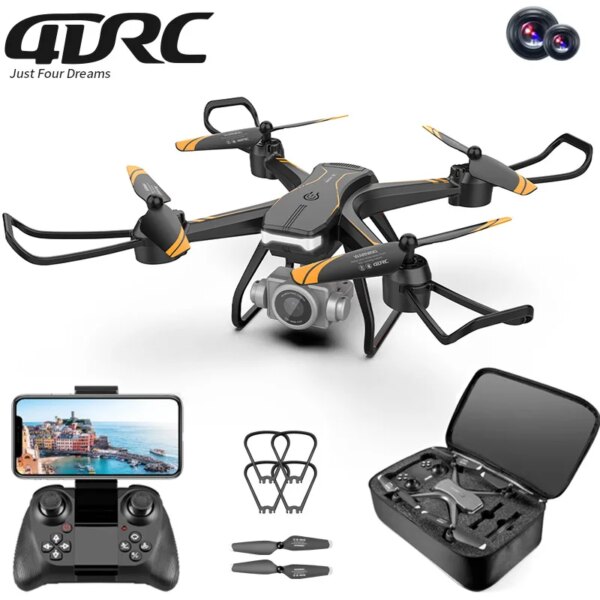 4DRC V14 Drone 4k HD Wide Angle Camera 1080P WiFi Fpv Dron Height Keep Drones RC Helicopter Toys