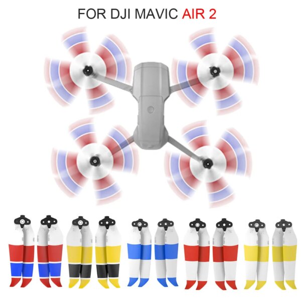 4PCS 7238F Low Noise Propellers For DJI Mavic Air 2/AIR 2S Wing Fan Quick Release Props for DJI Mavic Air 2S Drone Accessories