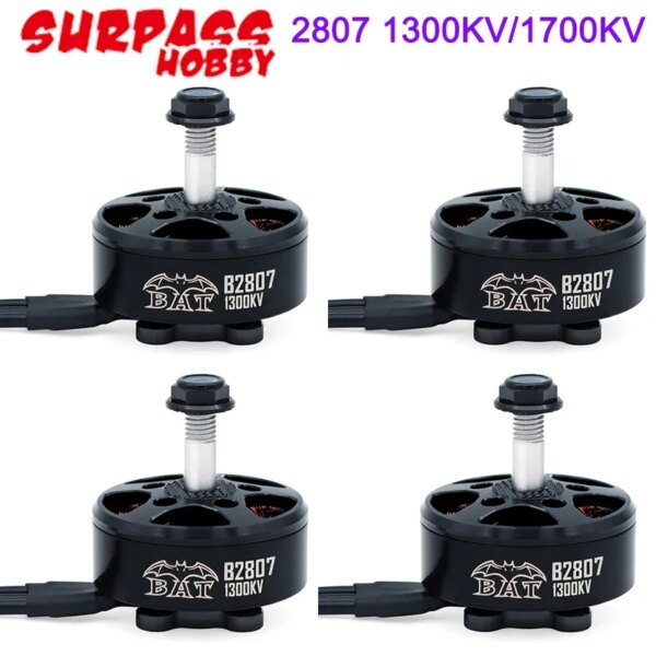 4PCS Surpass Hobby B2807 Brushless Motor 1300KV 1700KV  for FPV RC Airplane Drone DIY Parts