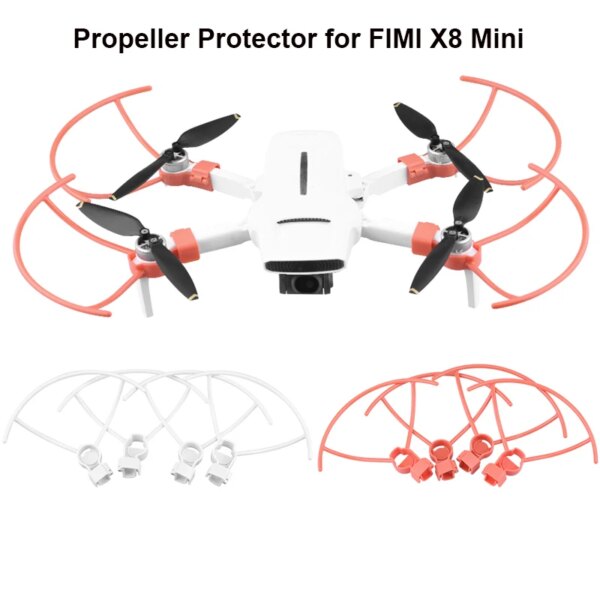 4Pcs Quick Release Propeller Protector for FIMI X8 Mini/Mini V2 Drone Propeller Guard Props Wing Fans Cover Accessories