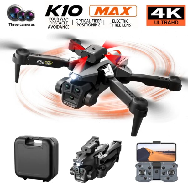 4k Professional Camera Drone Most Sold Drones 2023 Remote Control Airplane 4k HD Obstacle Avoidance Triple Lens Quadcopter