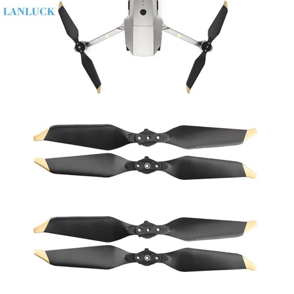 4pcs Low Noise Propeller for DJI Mavic PRO Platinum Drone 8331 Noise Reduction Blade Props Camera Drone Folding Propeller Blades