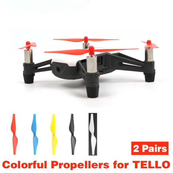 4pcs Quick Release Propellers for DJI Tello EDU Mini Drone Colorful Propeller CCW/CW Props Drone Accessories