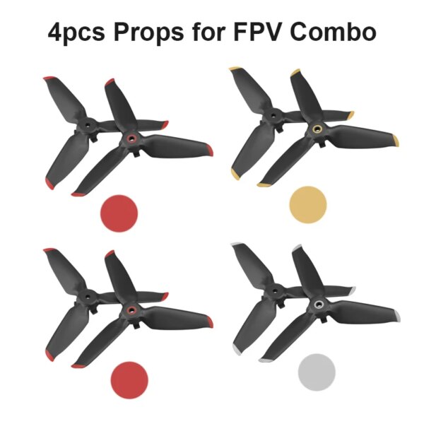 4pcs for DJI FPV Combo Quick Release 5328S Propellers Props Blade Replacement Wing Fan Spare for DJI FPV Combo Drone Accessories