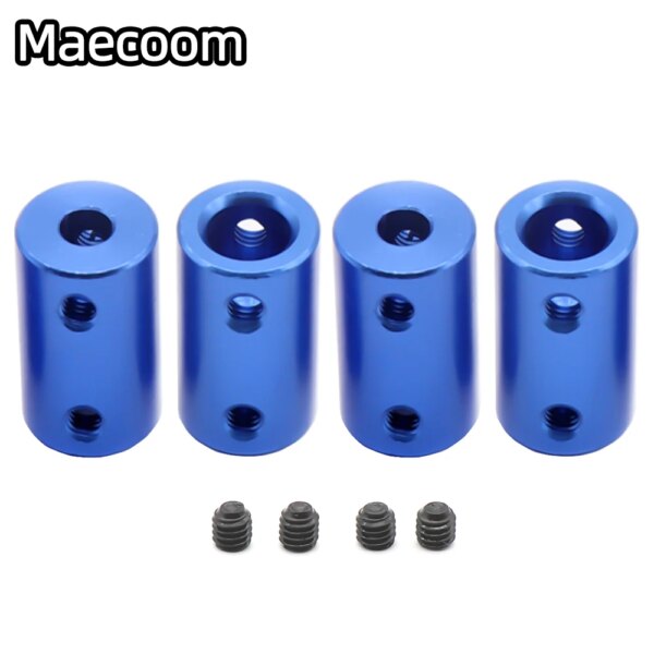 5pc D14L25 Blue Alloy Couple 5mm 8mm Drive Shaft Coupling Pull Coupler Rc Boat Transmission Diy Parts Stepper Motor Accessories