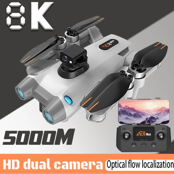 A380/A6 Max 8K Drone with camera Mini drone Color light drone remote control Professional drone Intelligent obstacle avoidance