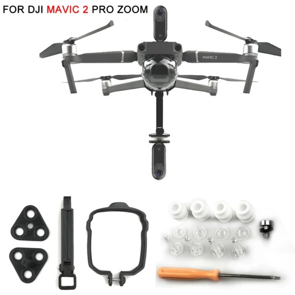 ABS Plastic 3D Printed 360° Panorama Adjustable Camera Damping Holder Mount Bracket For DJI Mavic 2 Pro Zoom Drone