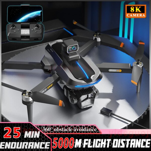 AE8EVO Drone with Camera 4K Professional GPS Positioning Four Camera Aerial Photography 360° Obstacle Avoidance Quadcopter Dron