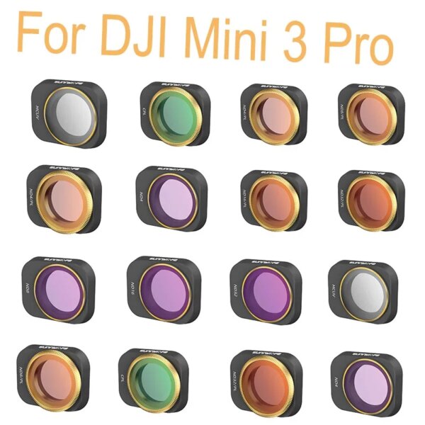 Adjustable Filters CPL ND/PL for DJI Mini 3 Camera Optical Glass Lens UV ND4 ND8 ND16 ND32 For Mini 3/3 Pro Drone Lens Filters