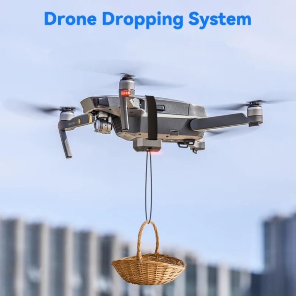 Airdrop System for DJI Mavic 3/2 Zoom AIR 2 Mini 2/Mini 3 Pro Drone Fishing Bait Wedding Ring Gift Deliver Life Rescue Thrower