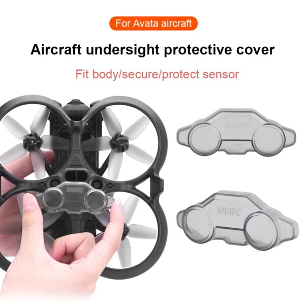 Anti-scratch Down-view Lens Protective Cover Dustproof Drone Visual Perception System Lens Caps Drone Accessories for DJI Avata