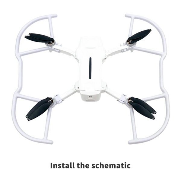 Apply to FIMI X8 MINI V2 Drone RC Quadcopter Collision protection ring Accessories Spare Parts Quick-Release Protective Paddle