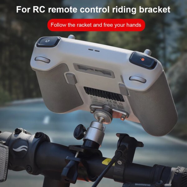 Bicycle Bracket Mount Practical Bike Clip Fixing Bracket Drone Accessories for DJI Mini 3 Pro Remote Control with Screen