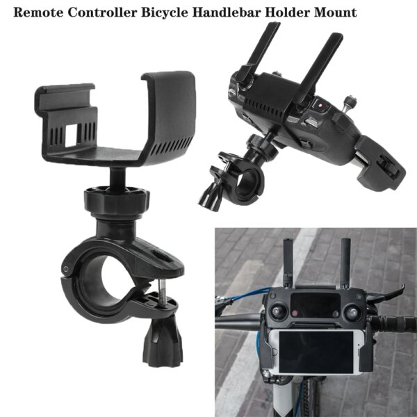 Bicycle Holder Mount Bracket for DJI Mavic Pro/Mavic air Transmitter Remote Controller Ball Joint 360 Degree Rotatable on Bike