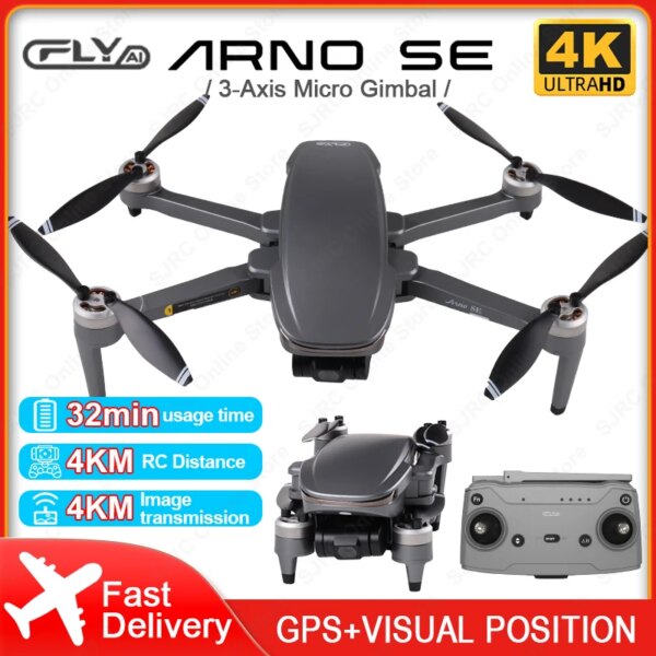 C-Fly Arno SE 4K Drone With Camera Professional 3-Axis Gimbal Drones Foldable 5G WIFI RC Quadcopter