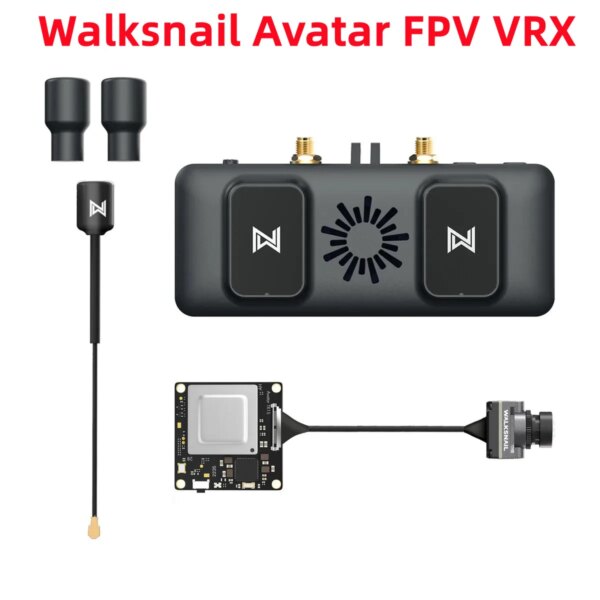 CADDX Walksnail Avatar FPV VRX with 1S / Nano / Pro Kit Camera Lens 4KM Distance HDMI 1080P/60FPS for FPV RC Drone Spare Parts