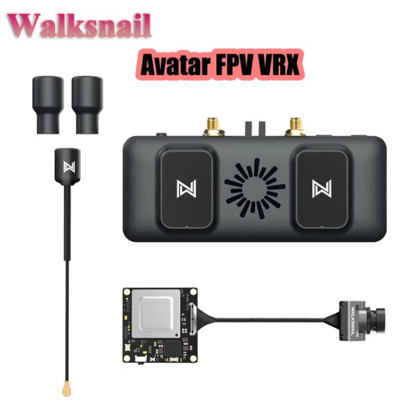 CADDXFPV Walksnail Avatar FPV VRX with 1S / Nano / Avatar HD Pro Camera Lens HDMI 1080P/60fps F2.0 for FPV RC