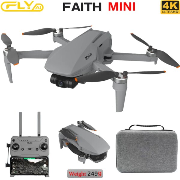 CFLY Faith MINI Drone 4K Professional HD Camera 3-Axis Gimbal 249g GPS Dron Foldable Brushless RC Quadcopter Helicopter Toys