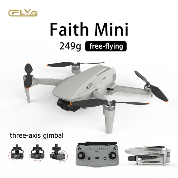 CFLY Faith Mini Drone 3 Axis Gimbal Professional GPS Brushless 4K HD Sony Sensor Camera Digital Mapping RC 3KM Master UAV