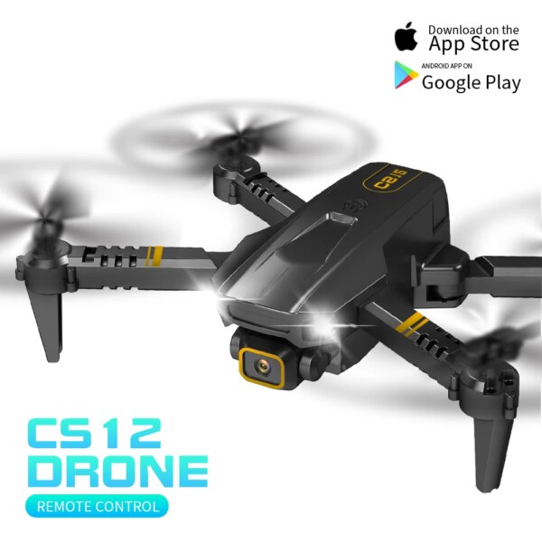 CS22 RC Drone With HD 4k Camera Mini 2.5CH Professional FPV Quadcopter One Key Return Dron LED Light Electronic Auto Hovering