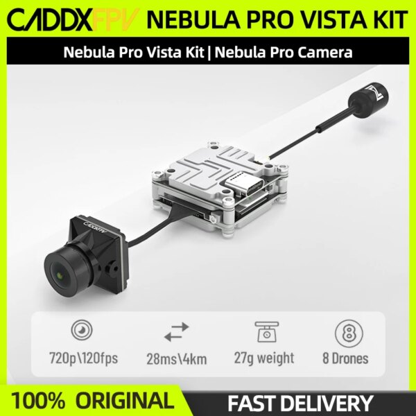 Caddx Nebula Pro Vista Kit HD Digital FPV Video Transmission System Camera 720p/120fps 2.1mm 150° For RC FPV Drone DJI Goggles