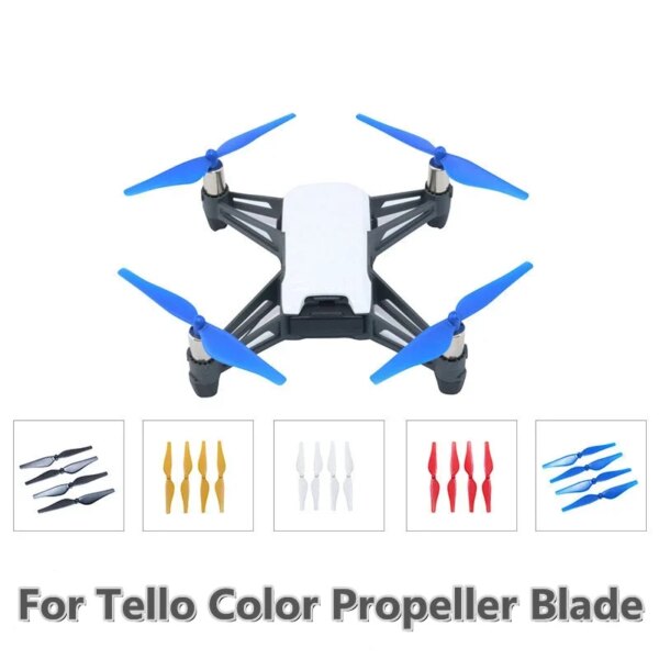 Camera Drones Propeller Fast Detachable Propeller Quadcopter Fan Blade Accessories UAV Spare Propeller For DJI Tello Drones 4PCS