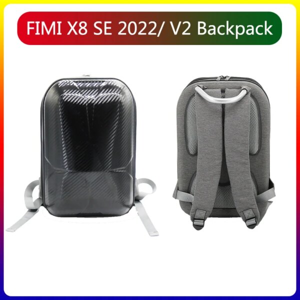 Carbon Fiber Backpack for FIMI X8 SE 2022 V2/ 2022 Drone Bag Stylish Drone Storage X8SE Dron Bag NEW